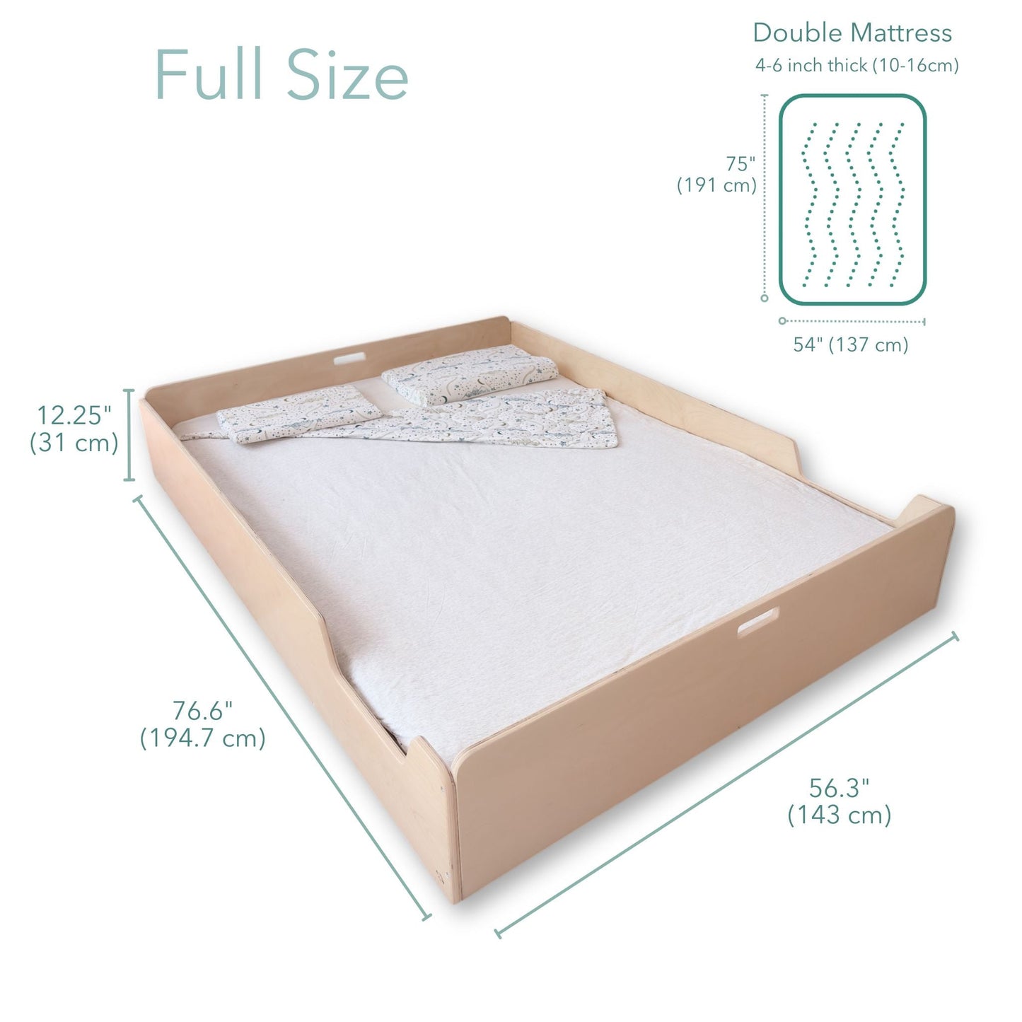 APPLE FULL - Montessori Floor Bed