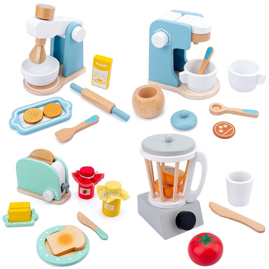 Wooden Kitchen Toys - Mixer Set