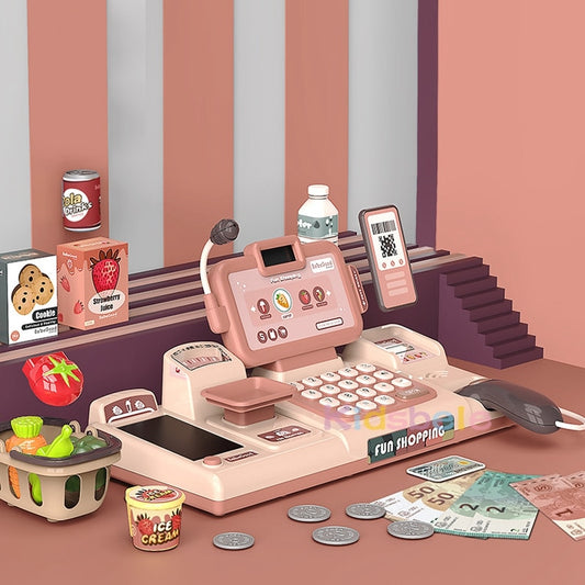 Kids Shopping Cash Register Playset