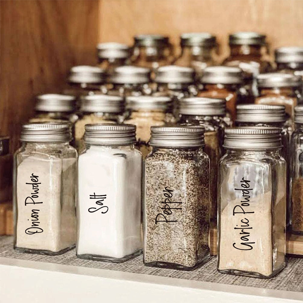 Reusable Spice Label For Pantry