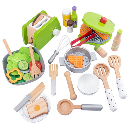 Wooden Kitchen Toys - Salad Set