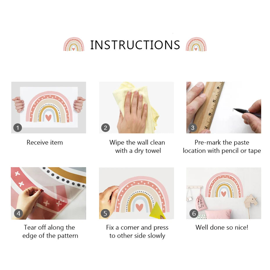 Nursery Wall Stickers Removable Vinyl Decals - Jungle