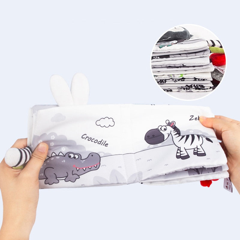 Baby Cloth Montessori Sensory Books