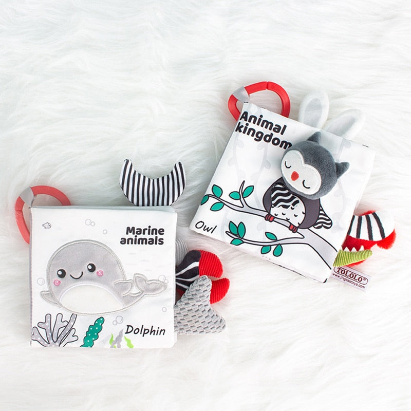 Baby Cloth Montessori Sensory Books
