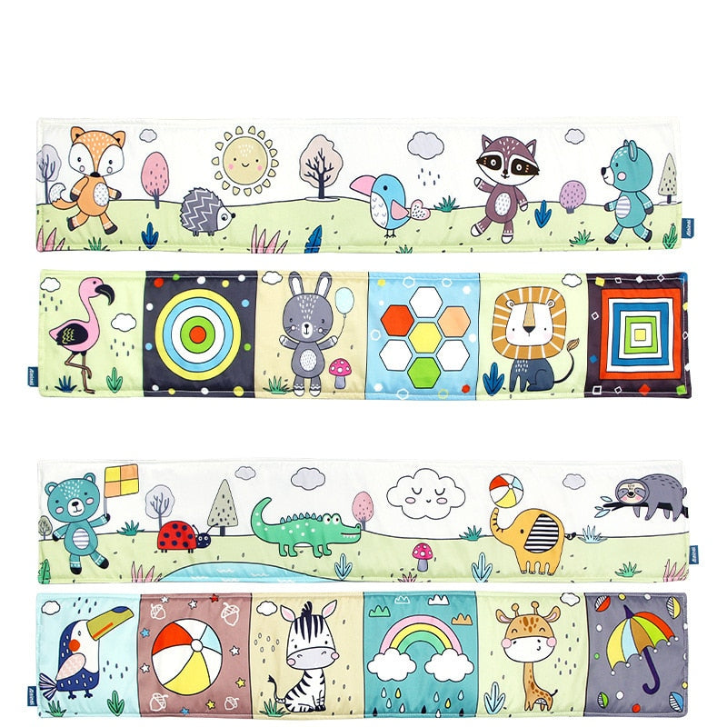 Montessori Baby Cloth Book - Colourful