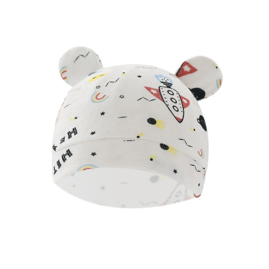 Cotton Baby Swaddle Wrap with Hat - Rocket