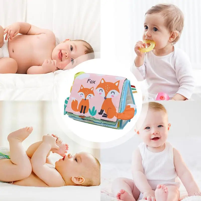 Tummy Time Mirror Folding Montessori Book