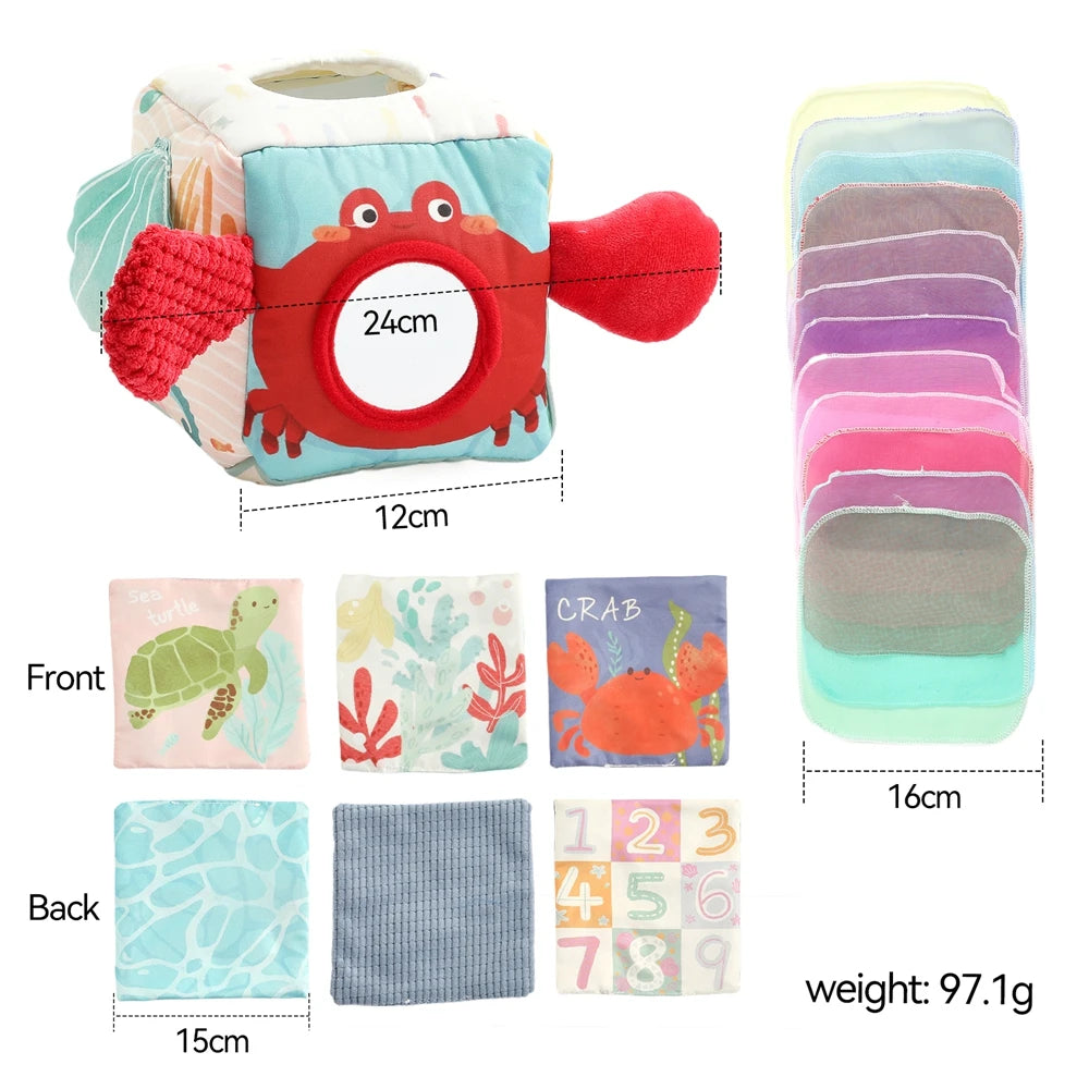Montessori Baby Tissue Box Toy