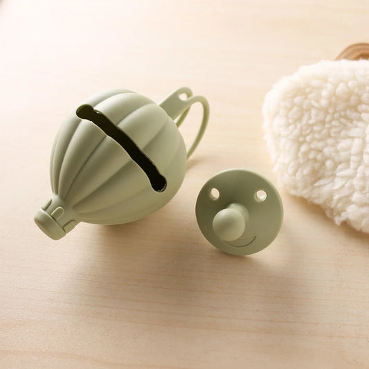 Silicone Pacifier Storage Holder Set