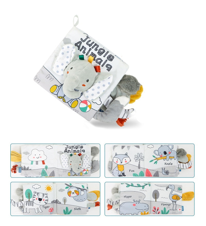 Baby Cloth Montessori Sensory Books