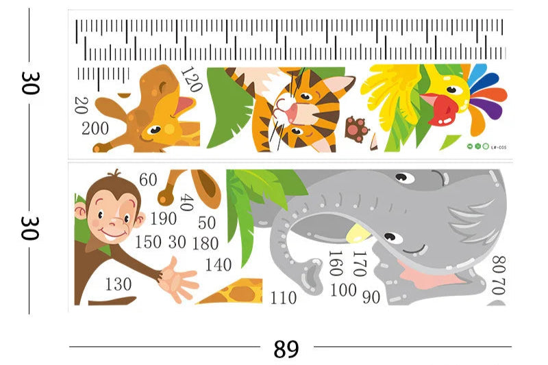 Baby Nursery Growth Chart Wall Sticker
