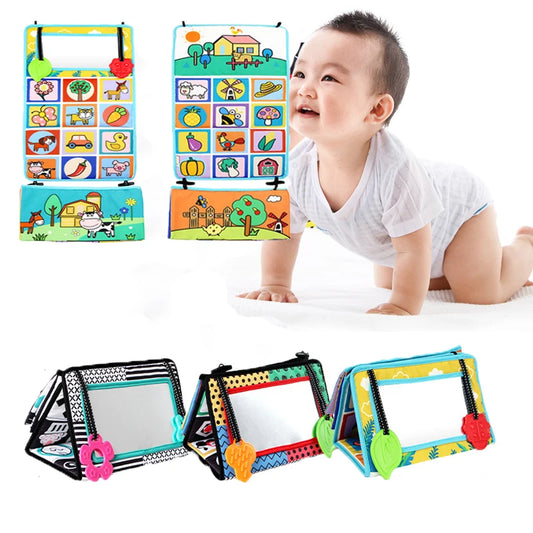 Black And White Tummy Time Activity Mirror