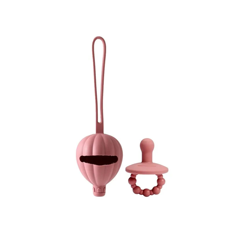 Silicone Pacifier Storage Holder Set