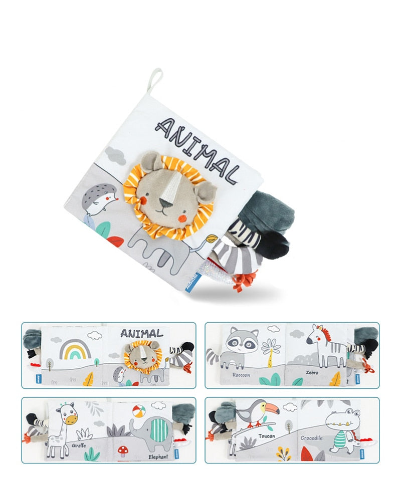 Baby Cloth Montessori Sensory Books