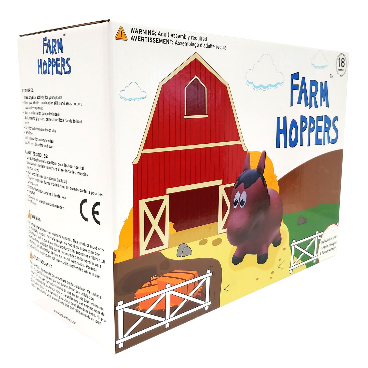 Hopper Town Farm Hopper: Brown Horse