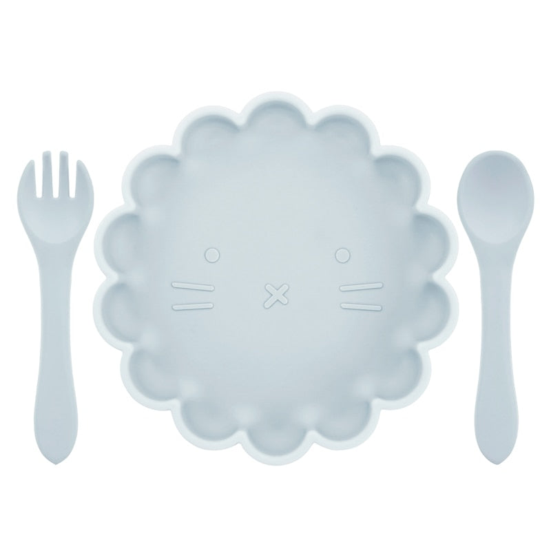 Baby Silicone Feeding Flower Shape Bowl Set - ittybittybubba