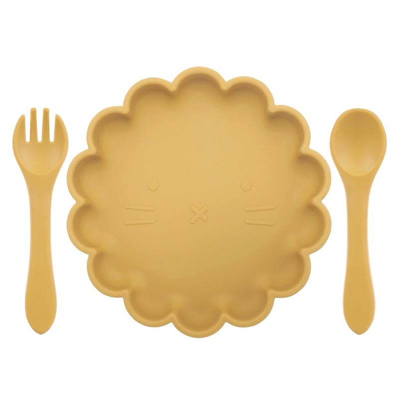 Baby Silicone Feeding Flower Shape Bowl Set - ittybittybubba