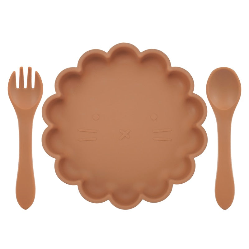 Baby Silicone Feeding Flower Shape Bowl Set - ittybittybubba