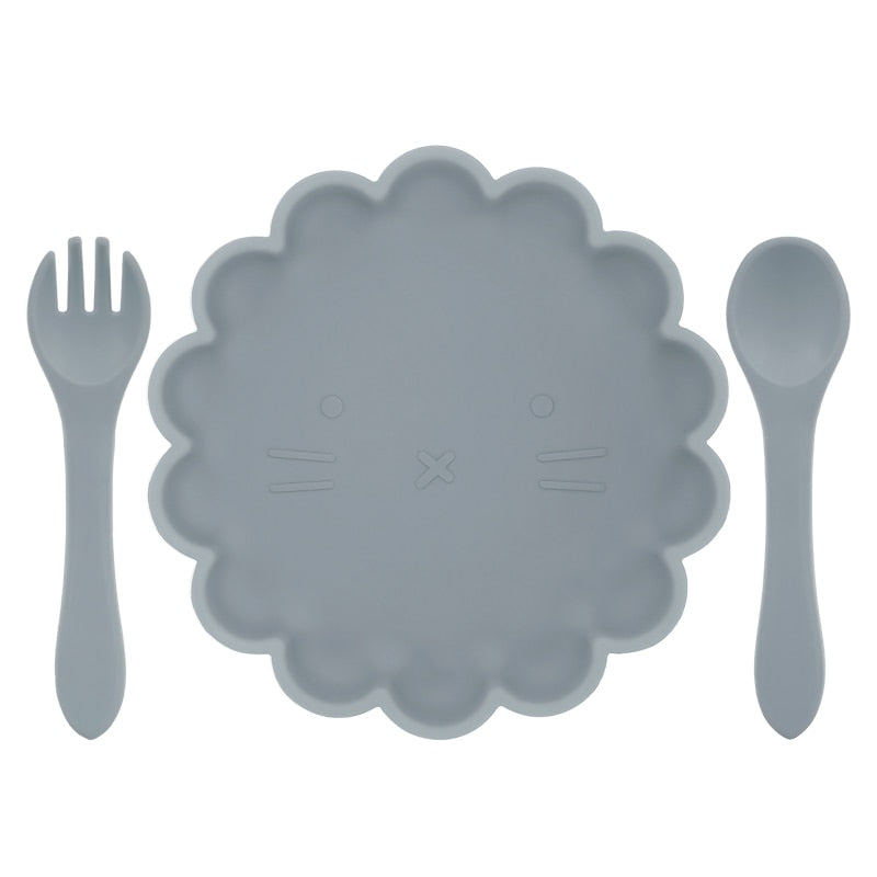 Baby Silicone Feeding Flower Shape Bowl Set - ittybittybubba