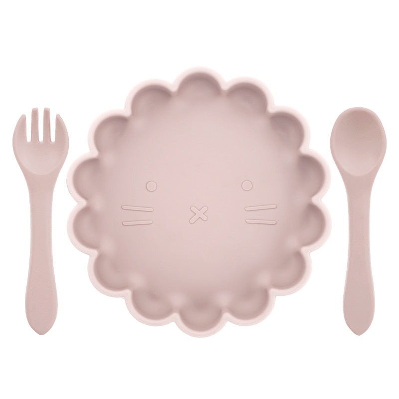 Baby Silicone Feeding Flower Shape Bowl Set - ittybittybubba