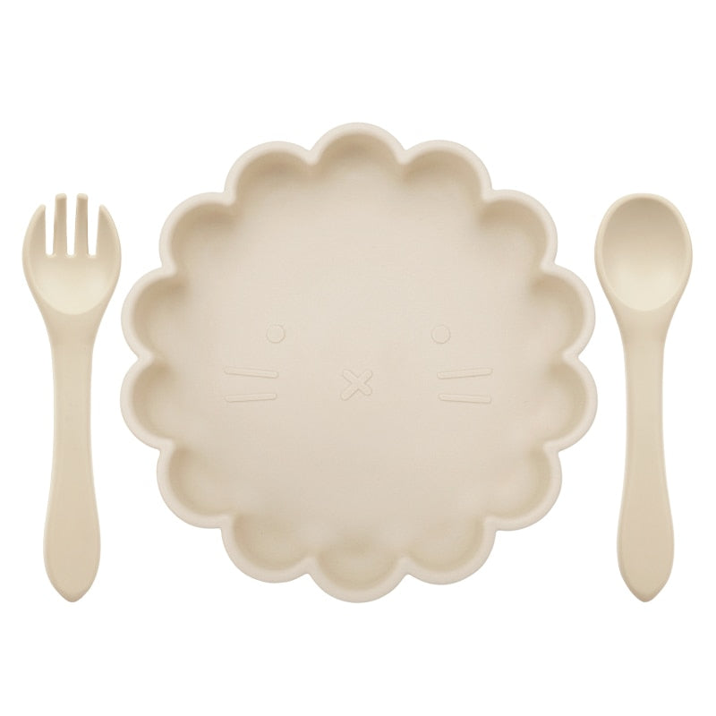Baby Silicone Feeding Flower Shape Bowl Set - ittybittybubba