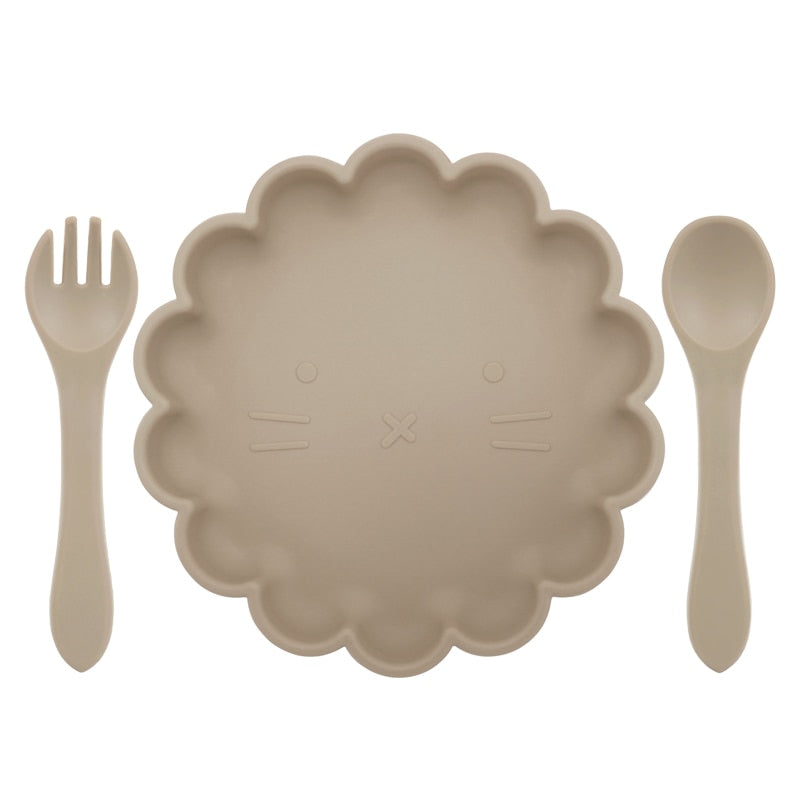 Baby Silicone Feeding Flower Shape Bowl Set - ittybittybubba