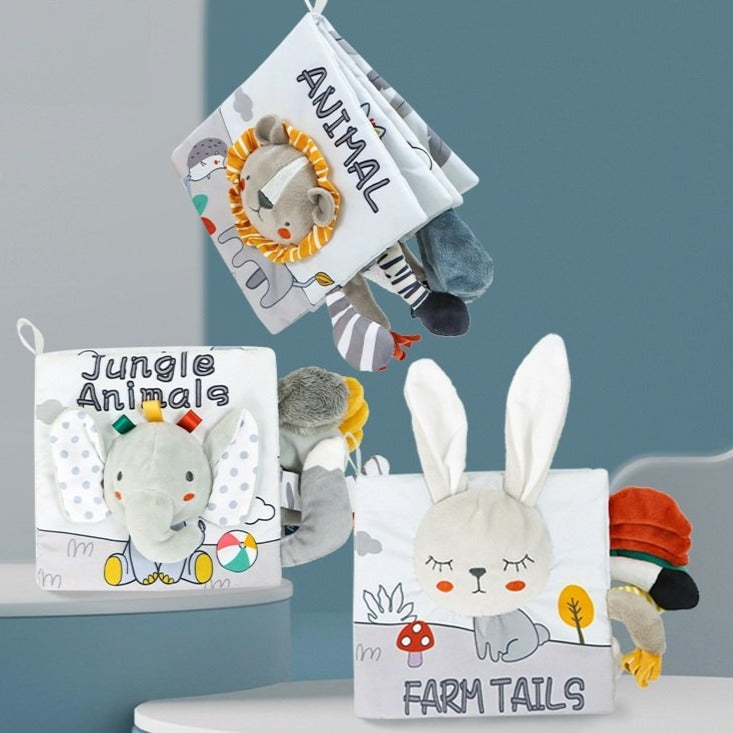 Baby Cloth Montessori Sensory Books