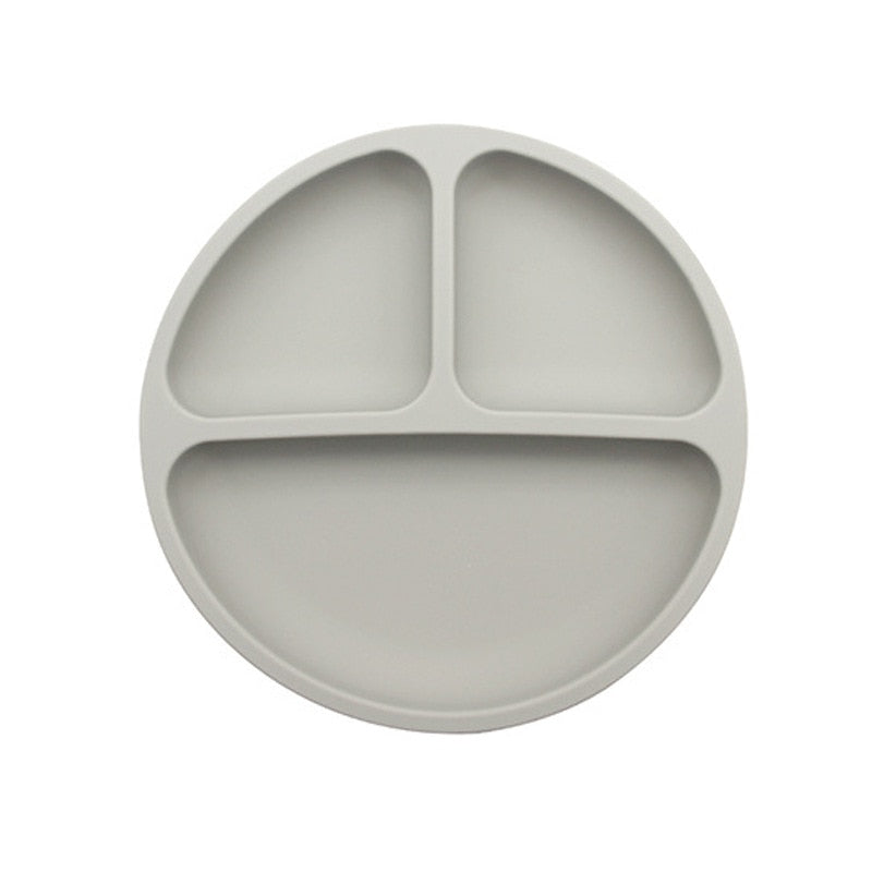 Baby Silicone Feeding Plate - ittybittybubba