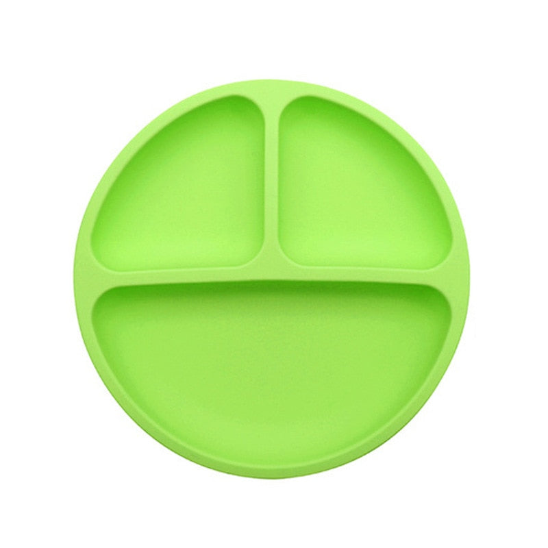 Baby Silicone Feeding Plate - ittybittybubba