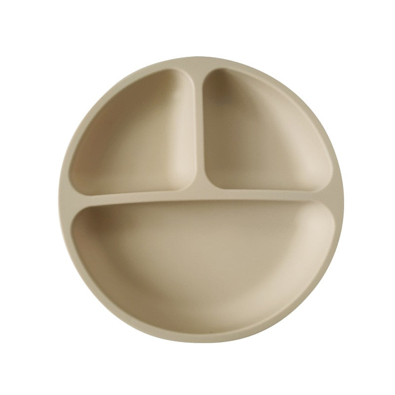 Baby Silicone Feeding Plate - ittybittybubba