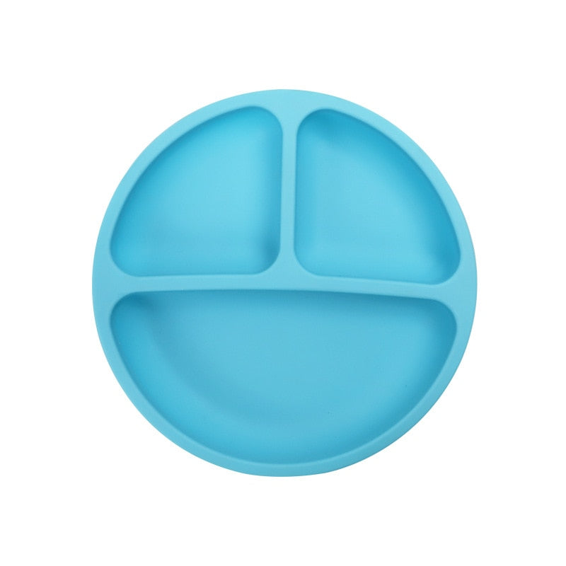 Baby Silicone Feeding Plate - ittybittybubba