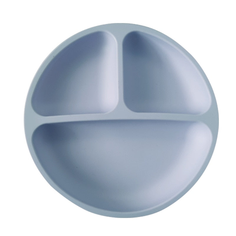 Baby Silicone Feeding Plate - ittybittybubba