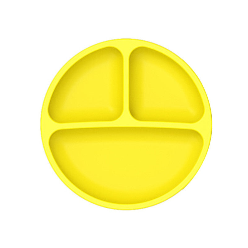 Baby Silicone Feeding Plate - ittybittybubba