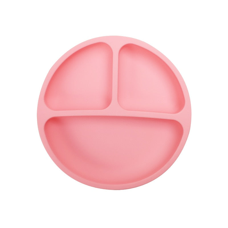 Baby Silicone Feeding Plate - ittybittybubba