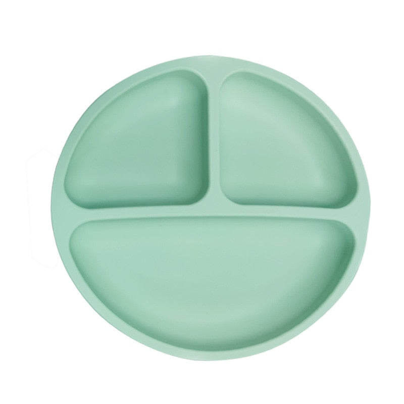 Baby Silicone Feeding Plate - ittybittybubba