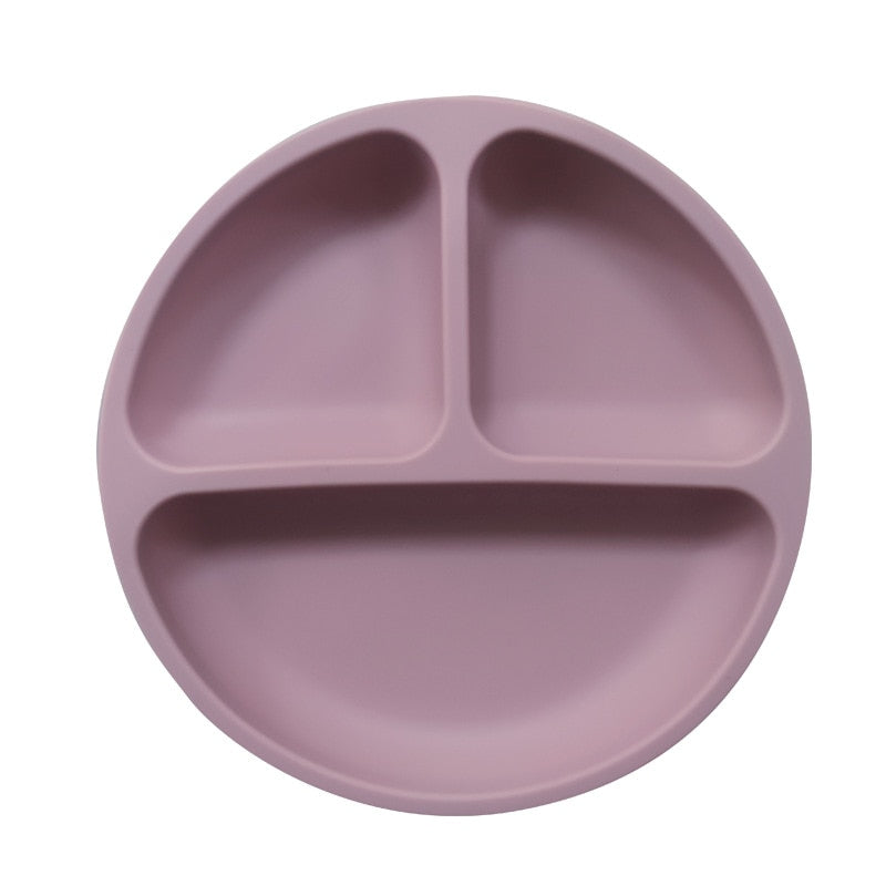Baby Silicone Feeding Plate - ittybittybubba