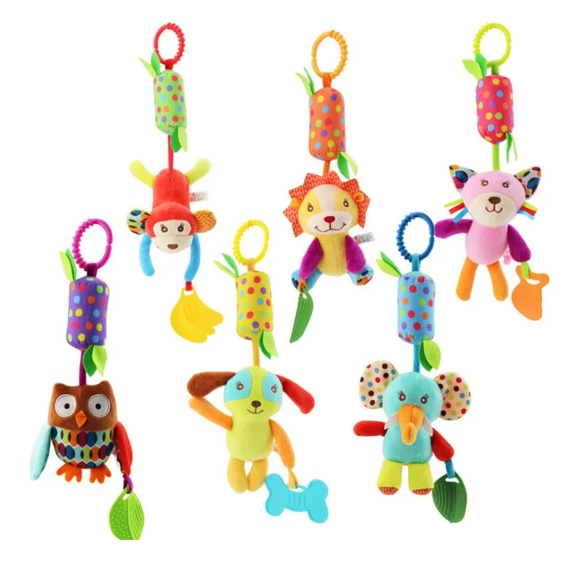 Baby Cute Animal Rattles Mobiles