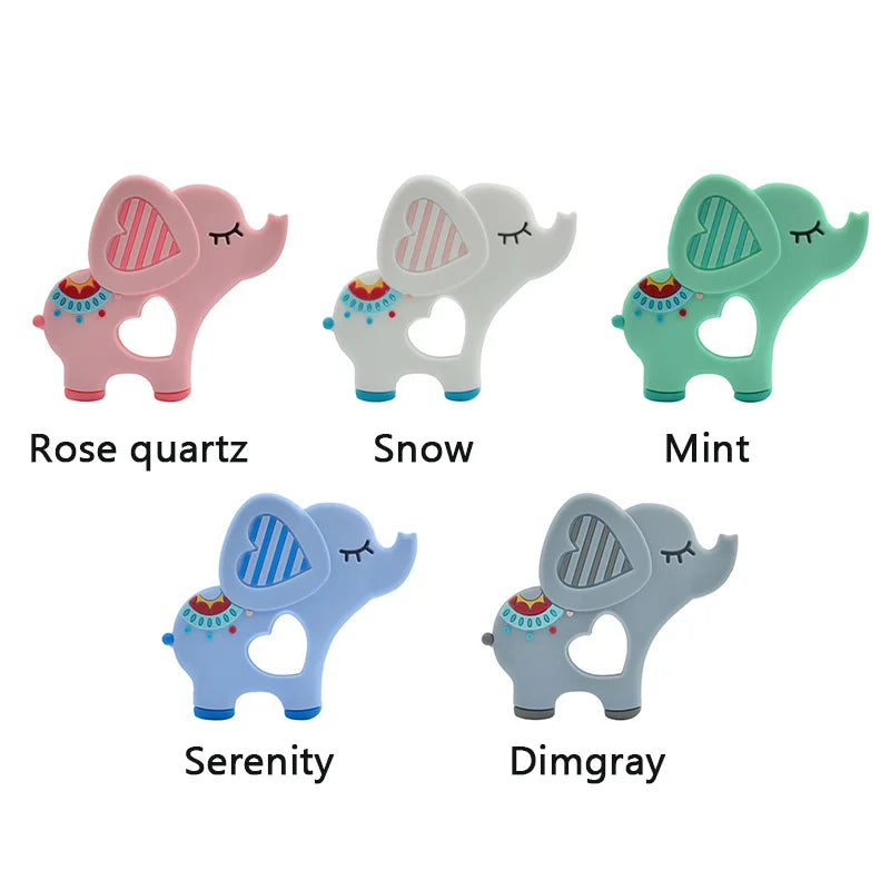 Elephant Silicone Baby Teether