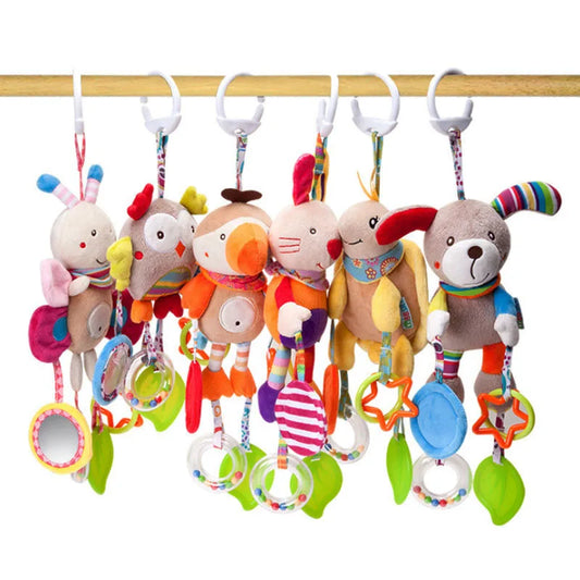 Baby Cute Animal Rattles Mobiles