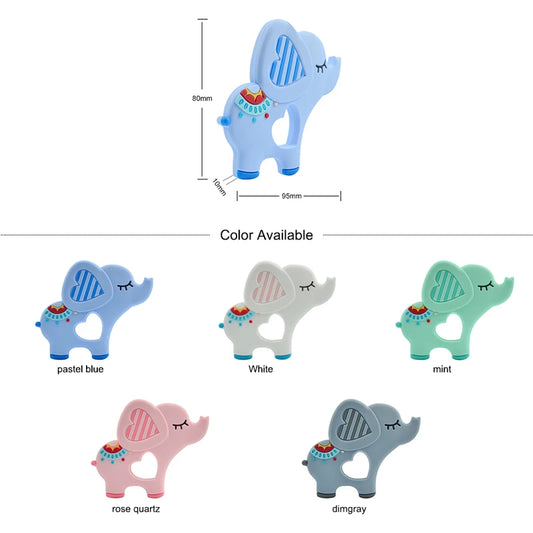 Elephant Silicone Baby Teether