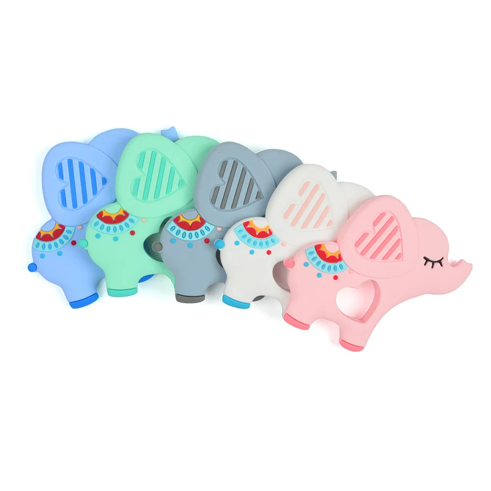 Elephant Silicone Baby Teether