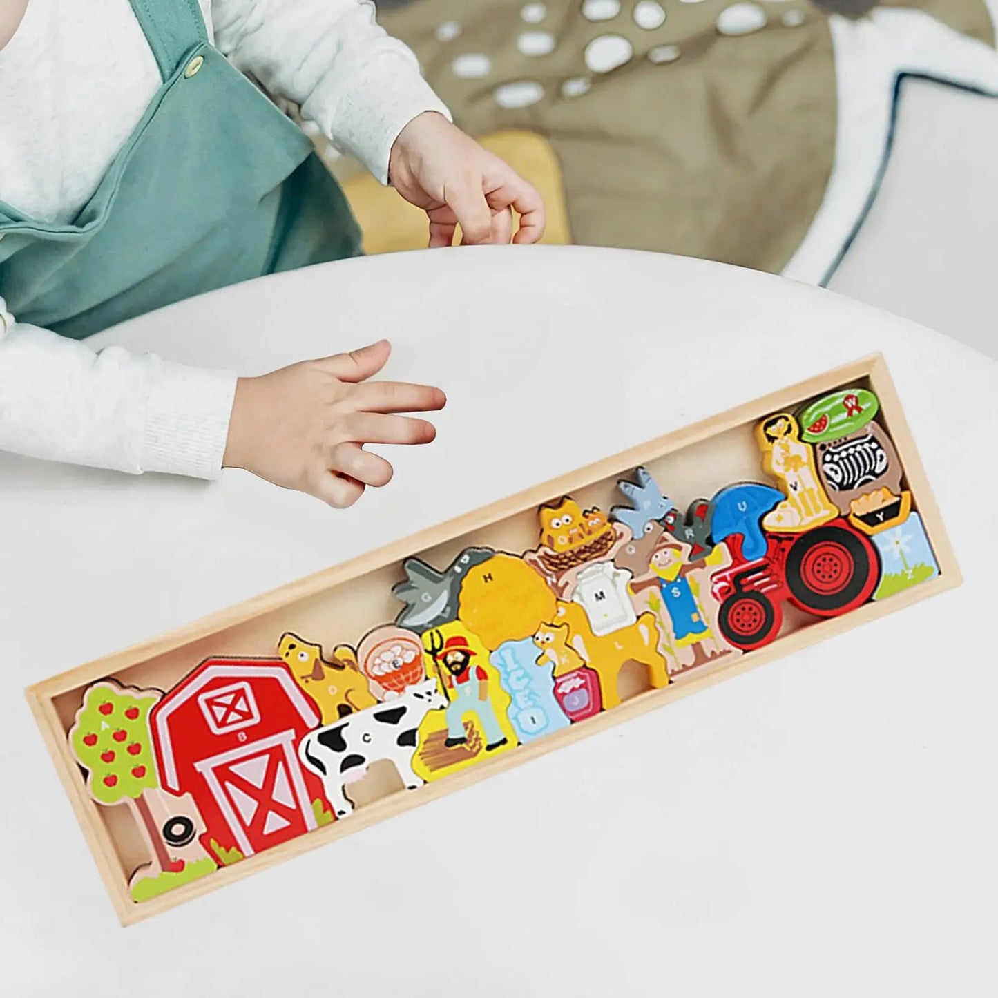 Fine Motor Skills Balance Game – Wooden Stacking Blocks