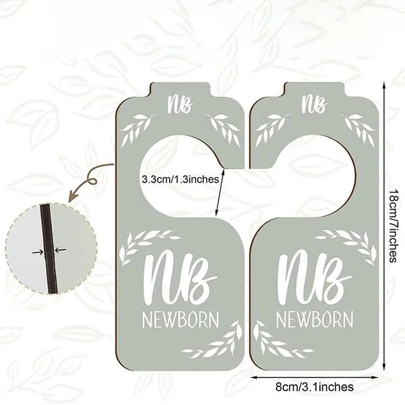 Baby Closet Dividers (Newborn to 24 Months) - 8 Pieces