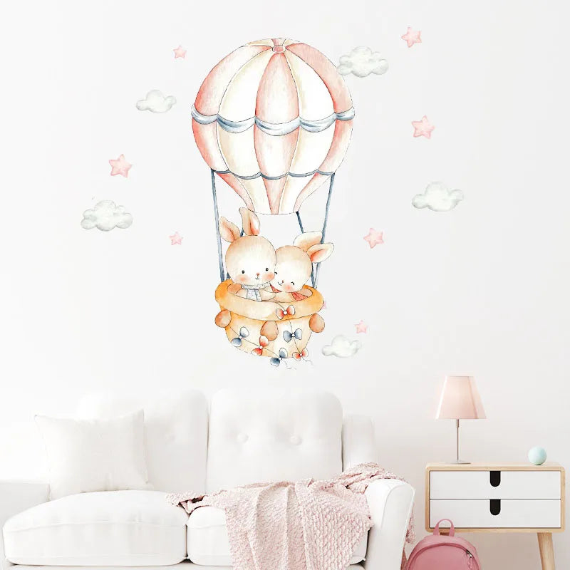 Nursery Wall Stickers Removable Vinyl Decals - Bunny