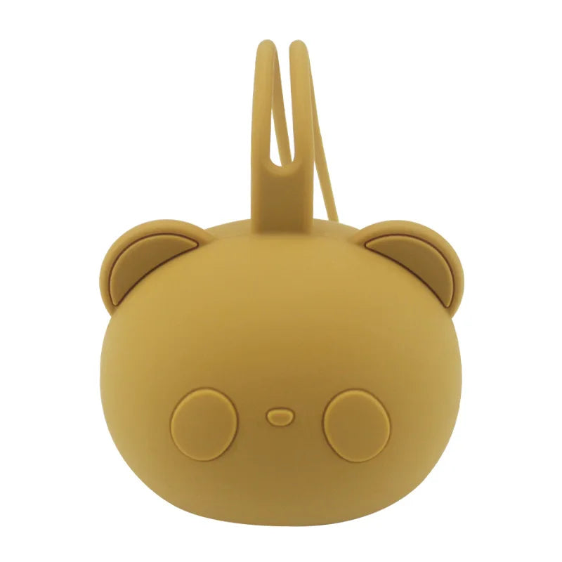 Food Grade Baby Silicone Pacifier Holder - Panda