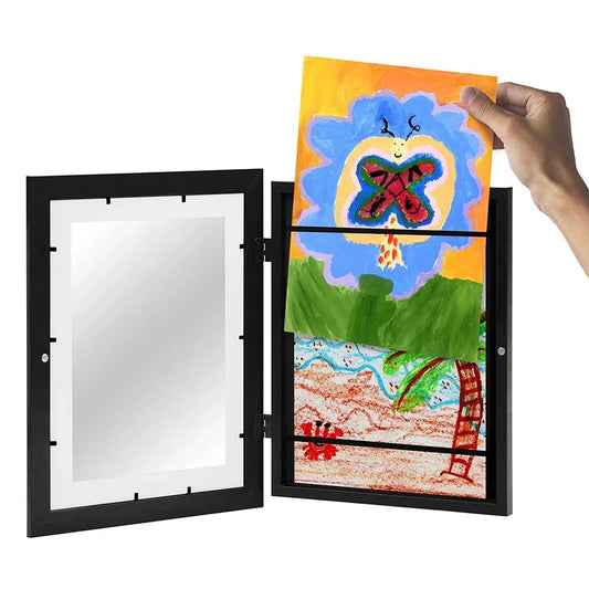 Children’s Magnetic Art Frame – Front-Opening Display for Kids’ Drawings & Photos