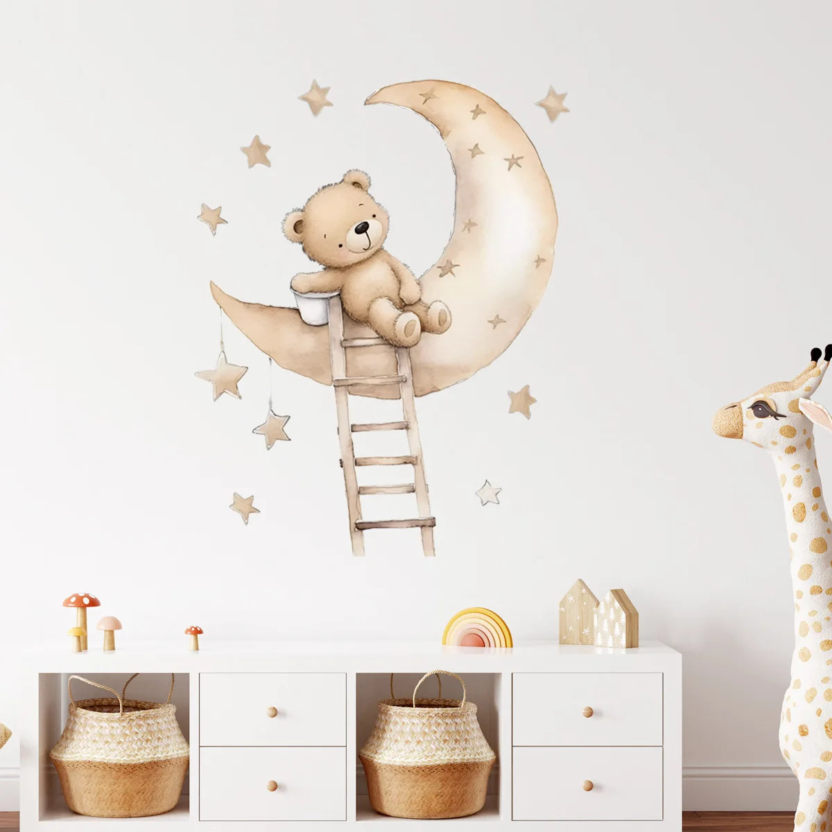 Nursery Wall Stickers Removable Vinyl Decals - Bears