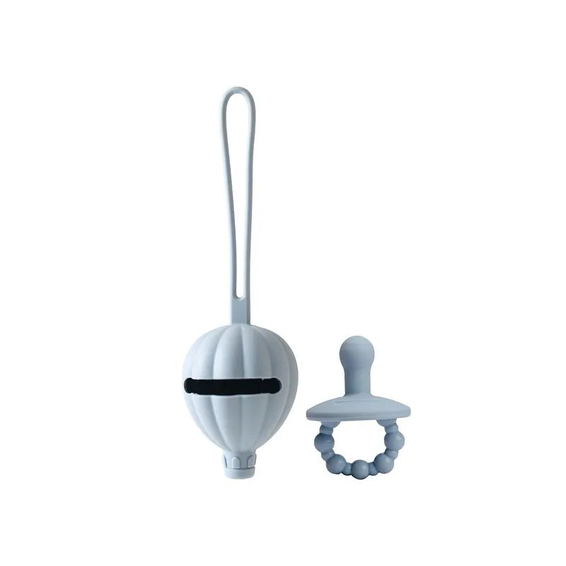 Silicone Pacifier Storage Holder Set