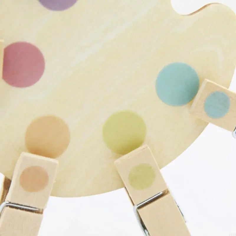 Montessori Color Matching Clothespin Clip Set