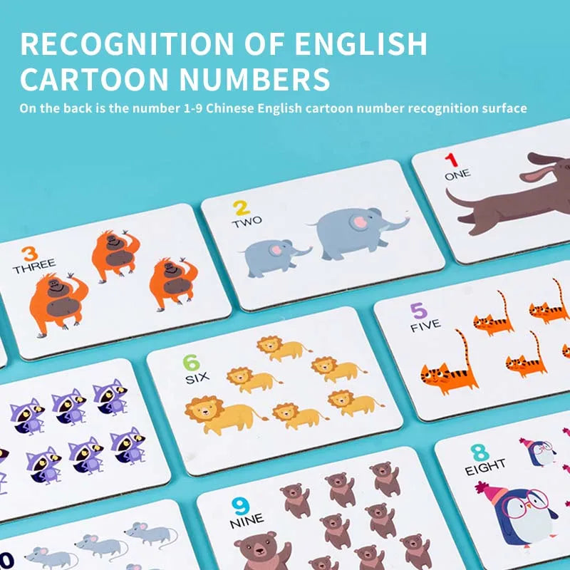 Montessori Wooden Bead Puzzle Set